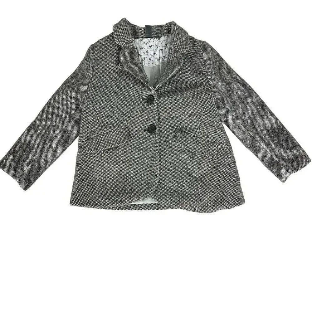 Zara Kids Black White Coat size 4-5 Years